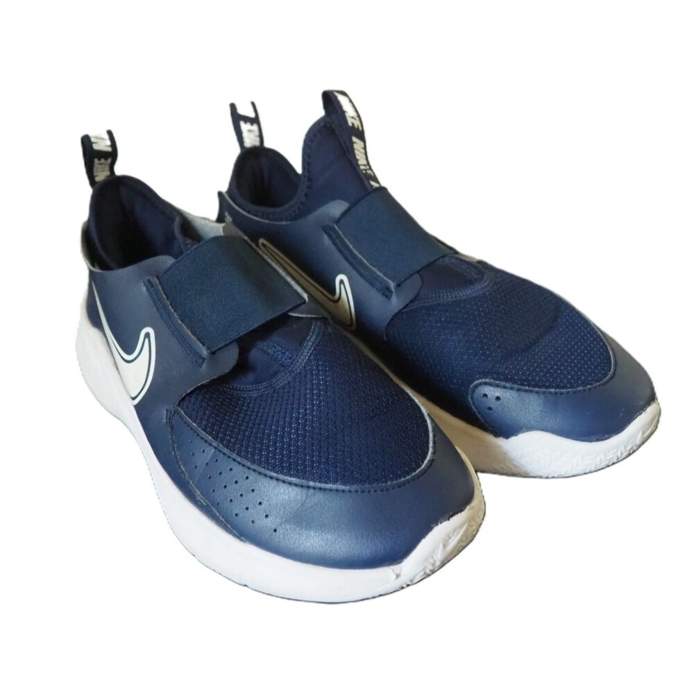 Nike Flex Runner 3 Big Kids Slip on Sneaker Size 7Y Navy Blue FN 1294-403